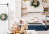 Kuchnie wakacyjne: 38 pomysłów na świąteczne dekoracje od projektantów z małym budżetem