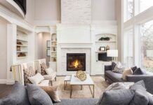 Zes eenvoudige manieren om een verouderde open haard nieuw leven in te blazen