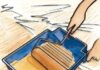 Як використовувати малярський валик без патьоків і розлучень