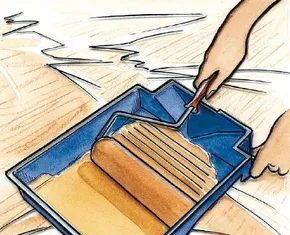 Як використовувати малярський валик без патьоків і розлучень
